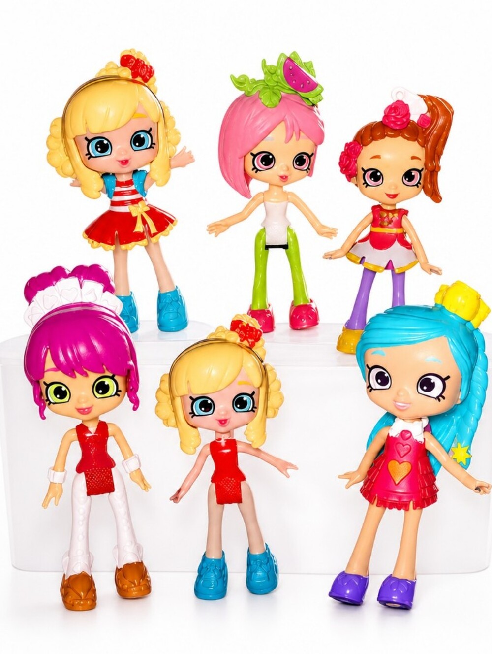 Shopkin Little Shoppers Colorful Kids Toy Dolls Set